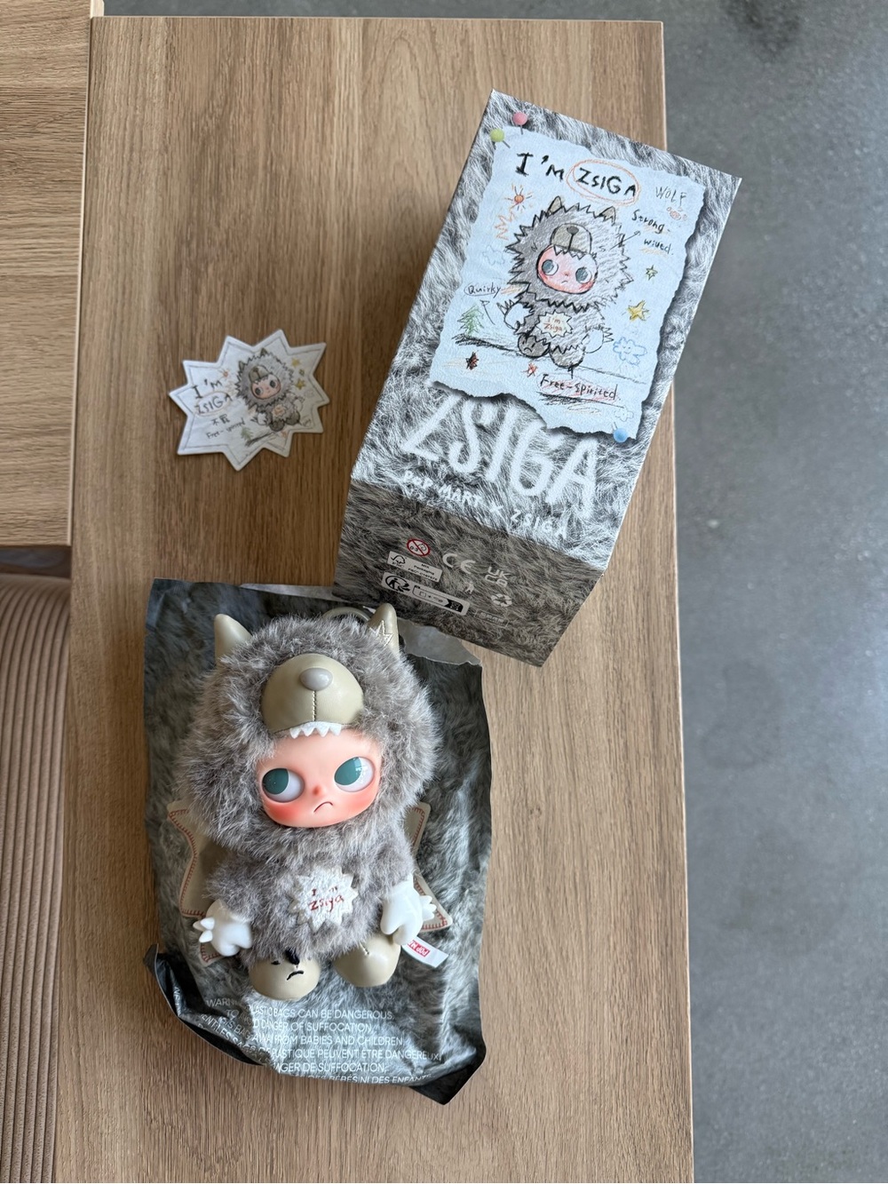POPMART ZSIGA I’m Zsiga Series Plush Pendant Free-Spirited